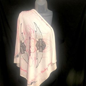 Harley Davidson White Bandanna